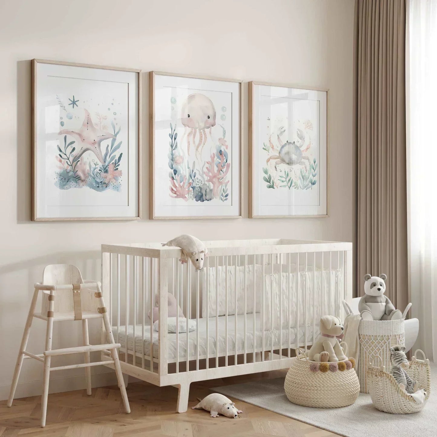 Crab Nursery Wall Art