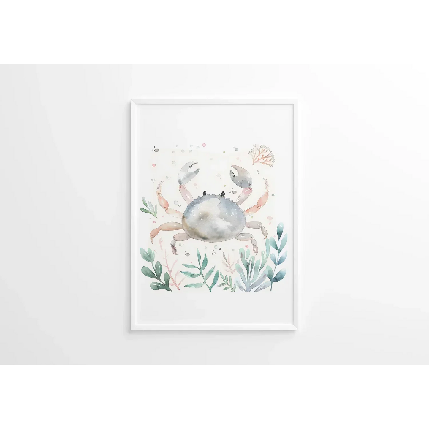 Crab Nursery Wall Art Print - Print