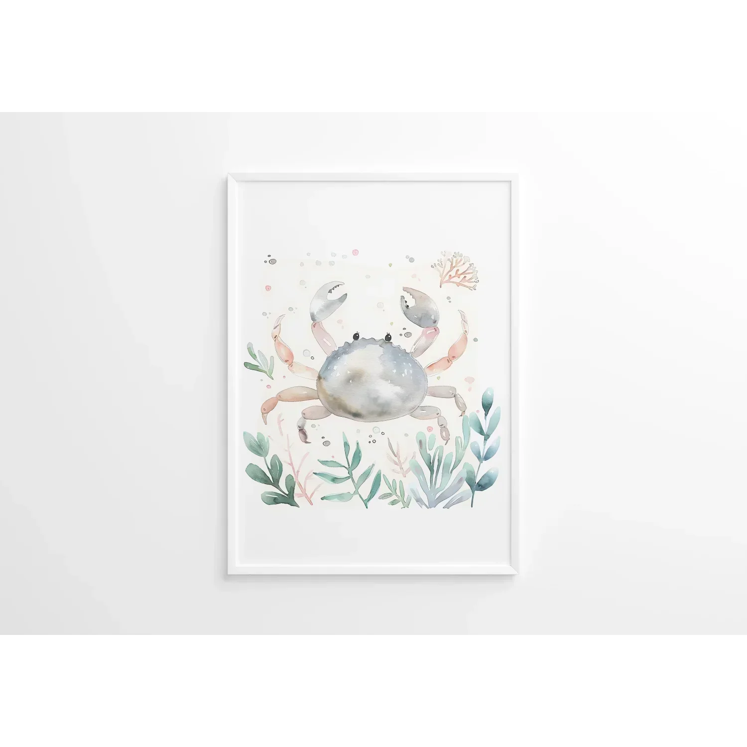 Crab Nursery Wall Art Print - Print