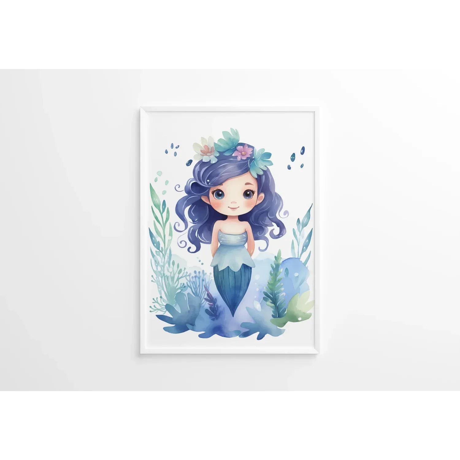 Magical Mermaid Nursery Wall Art - Print