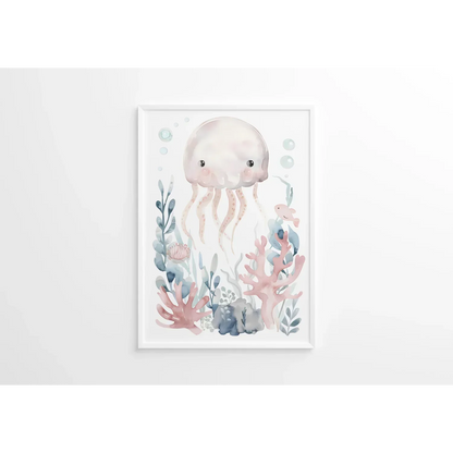 Octopus Nursery Wall Art - Print