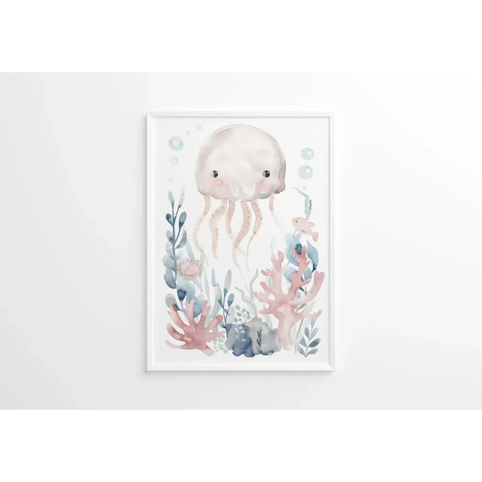 Octopus Nursery Wall Art - Print