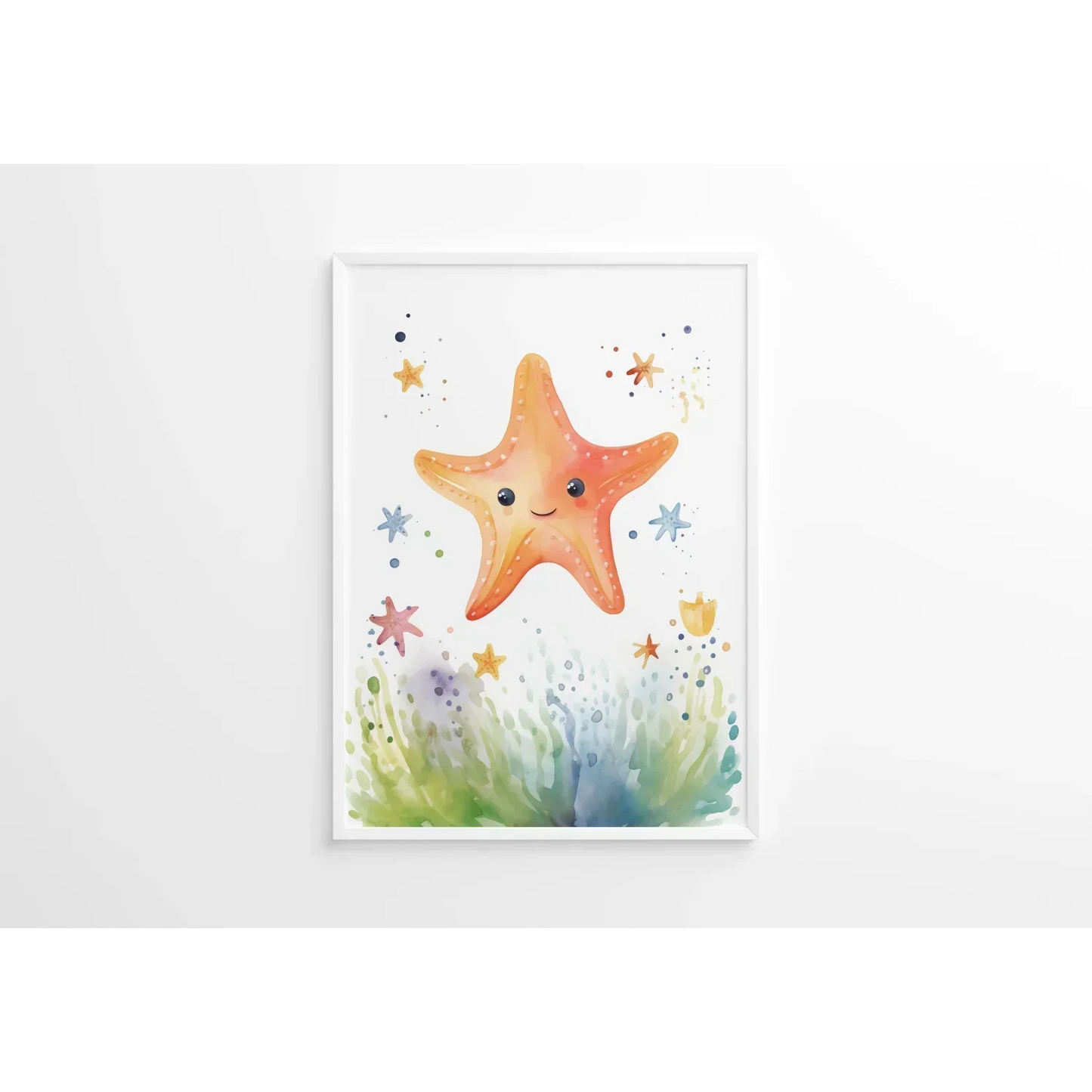 Sunny the Starfish Nursery Wall Art Print - Print