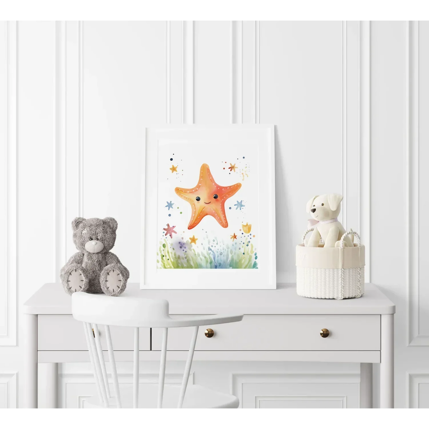 Sunny the Starfish Nursery Wall Art - Print